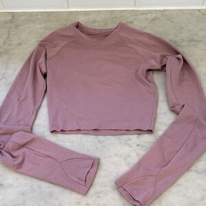 Lululemon Swiftly Tech Cropped Long Sleeve 2.0 Size 2